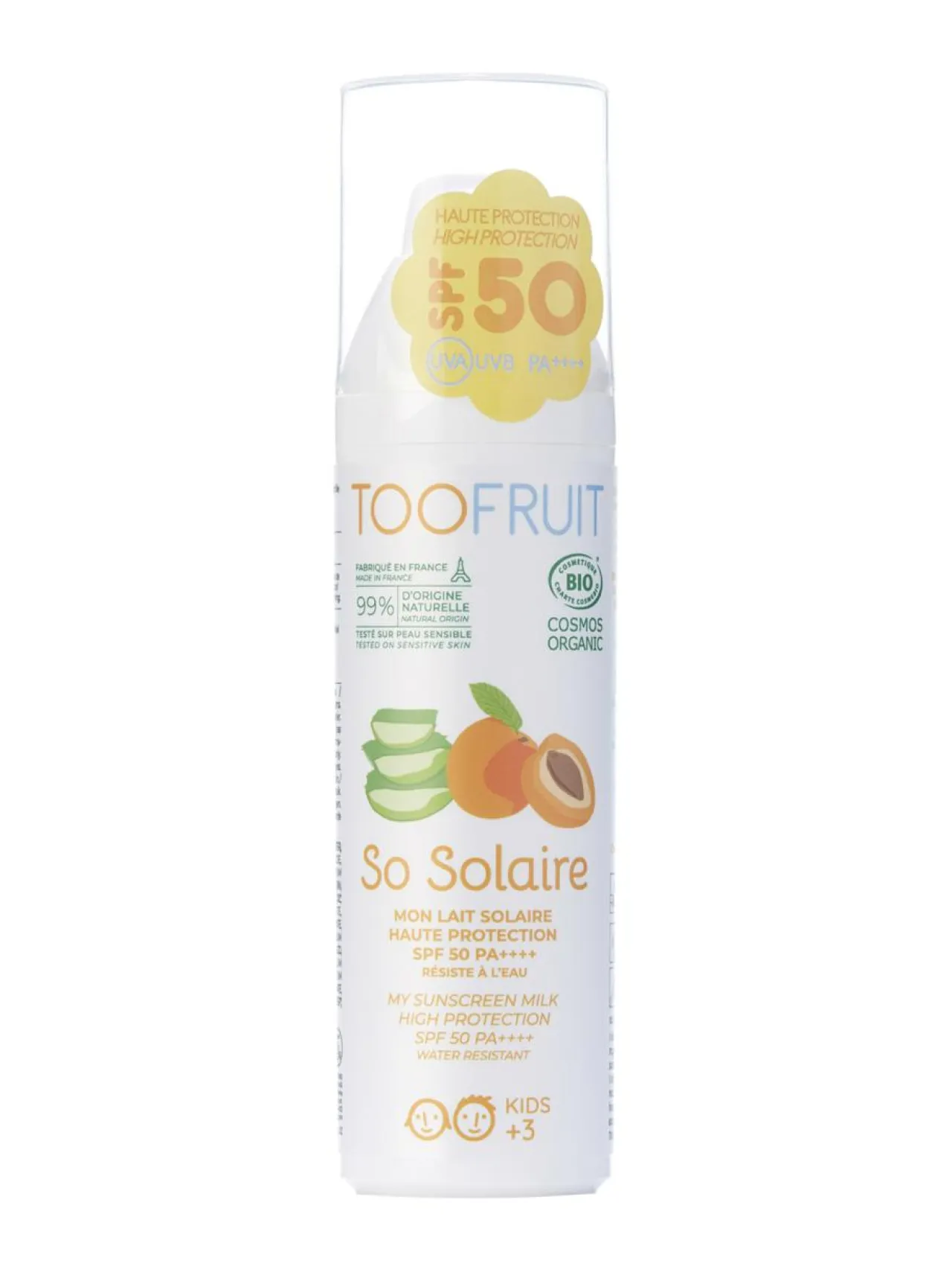 Aurinkotuotteet-TOOFRUIT SO Solaire SPF 50 (100 ml)