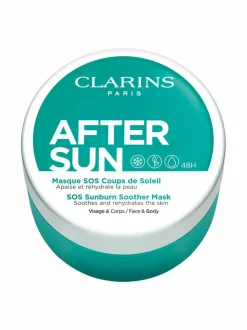 Aurinkotuotteet-Clarins SOS Sunburn Soother Mask -kasvonaamio 100 ml