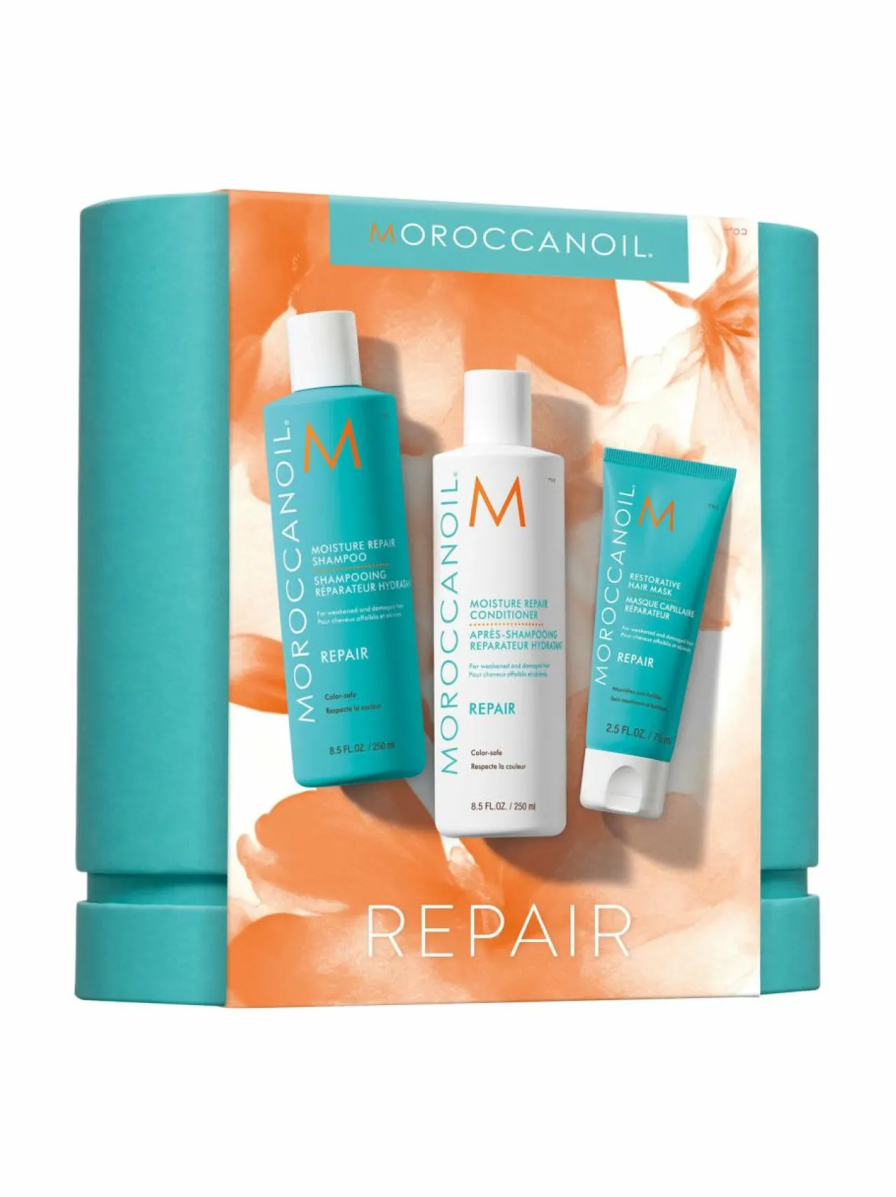 Hiustenhoitopakkaukset-Moroccanoil Spring Repair Kit -hiustenhoitopakkaus