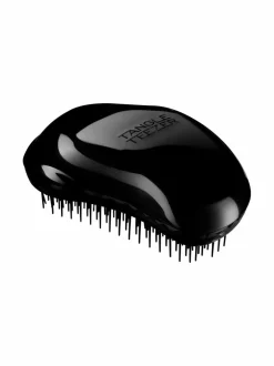 Hiustarvikkeet-Tangle Teezer Straight & Curly Original Detangler Black -hiusharja MUSTA
