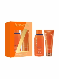 Aurinkotuotteet-Lancaster Sun Beauty Body Milk SPF30 + Golden Tan Maximizer After Sun Lotion -pakkaus