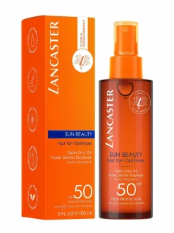 Aurinkotuotteet-Lancaster Sun Beauty Satin Dry Oil SPF50 -aurinkosuojaöljy 150 ml