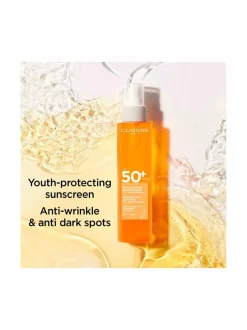 Aurinkotuotteet-Clarins Sun Body Sun Care Water Mist Spf 50+ -aurinkosuojasuihke 150 ml