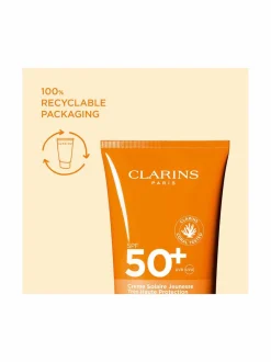 Aurinkotuotteet-Clarins Sun Body Youth protecting sunscreen spf50+ -aurinkovoide