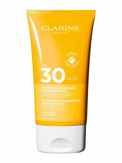 Aurinkotuotteet-Clarins Sun Body Youth protecting sunscreen spf30 -aurinkosuojavoide
