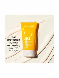 Aurinkotuotteet-Clarins Sun Body Youth protecting sunscreen spf30 -aurinkosuojavoide