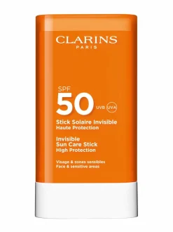 Aurinkotuotteet-Clarins Sun Face Invisible sun care stick spf50 -aurinkosuojapuikko