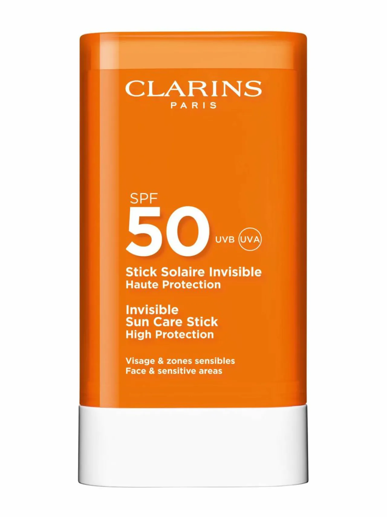 Aurinkotuotteet-Clarins Sun Face Invisible sun care stick spf50 -aurinkosuojapuikko