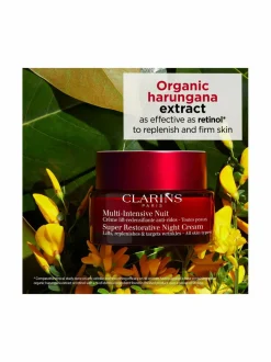 Kasvojenhoito-Clarins Super Restorative Night Cream -yövoide 50 ml