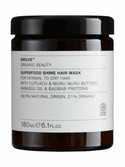 Hiustenhoito|Hiustenhoitotuotteet-Evolve Superfood Shine Hair Mask -hiusnaamio 180 ml VALKOINEN