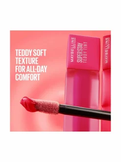 Huulet-Maybelline Superstay Teddy Tint Lipstick -nestemäinen huulipuna