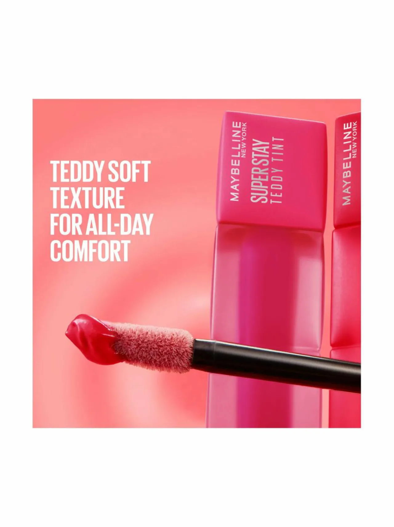 Huulet-Maybelline Superstay Teddy Tint Lipstick -nestemäinen huulipuna