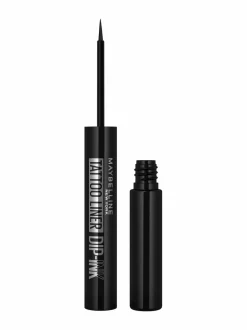 Silmät-Maybelline Tattoo Liner Dip Ink liquid liner -nestemäinen silmänrajauskynä 100 BLACK TRACK