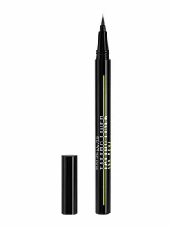 Silmät-Maybelline Tattoo Liner Ink Pen -silmänrajauskynä 1 ml 880 JET BLACK