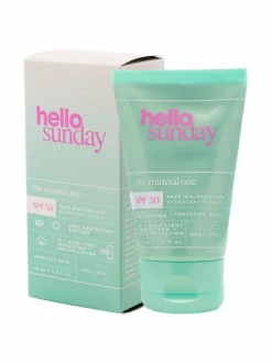 Aurinkotuotteet-Hello Sunday The Mineral One Face Moisturiser SPF50 -kosteusvoide 50 ml TURKOOSI