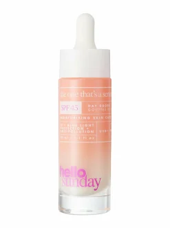 Aurinkotuotteet-Hello Sunday The one that´s a serum SPF drops SPF45 - kasvoseerumi 30 ml PINKKI