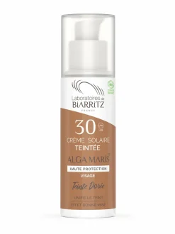 Aurinkotuotteet|Aurinkotuotteet-Laboratoires de Biarritz Tinted Face Sunscreen Golden SPF 30 -aurinkovoide kasvoille 50 ml