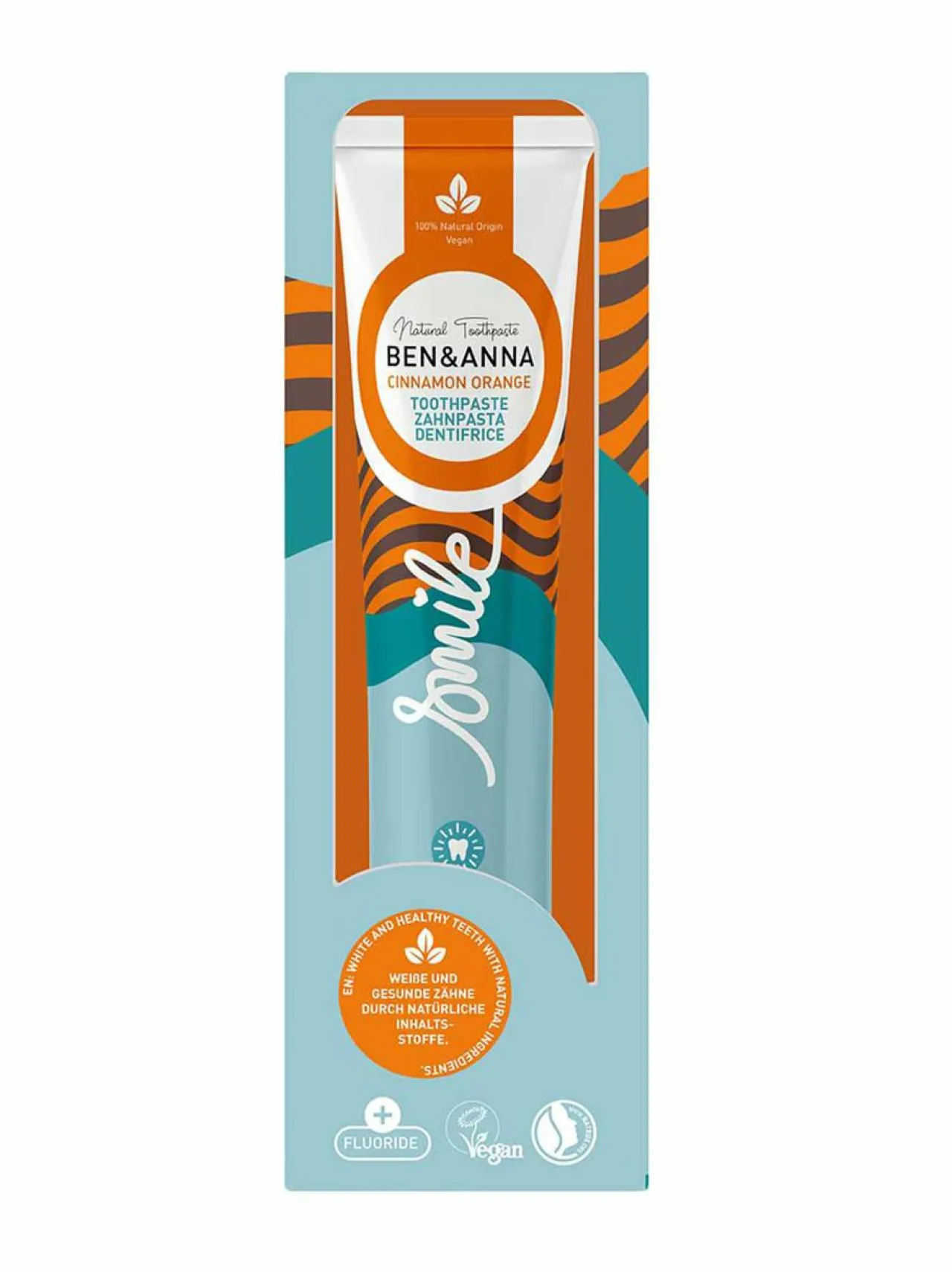 Hammastahnat|Suunhoito-Ben & Anna Toothpaste Cinnamon Orange -hammastahna