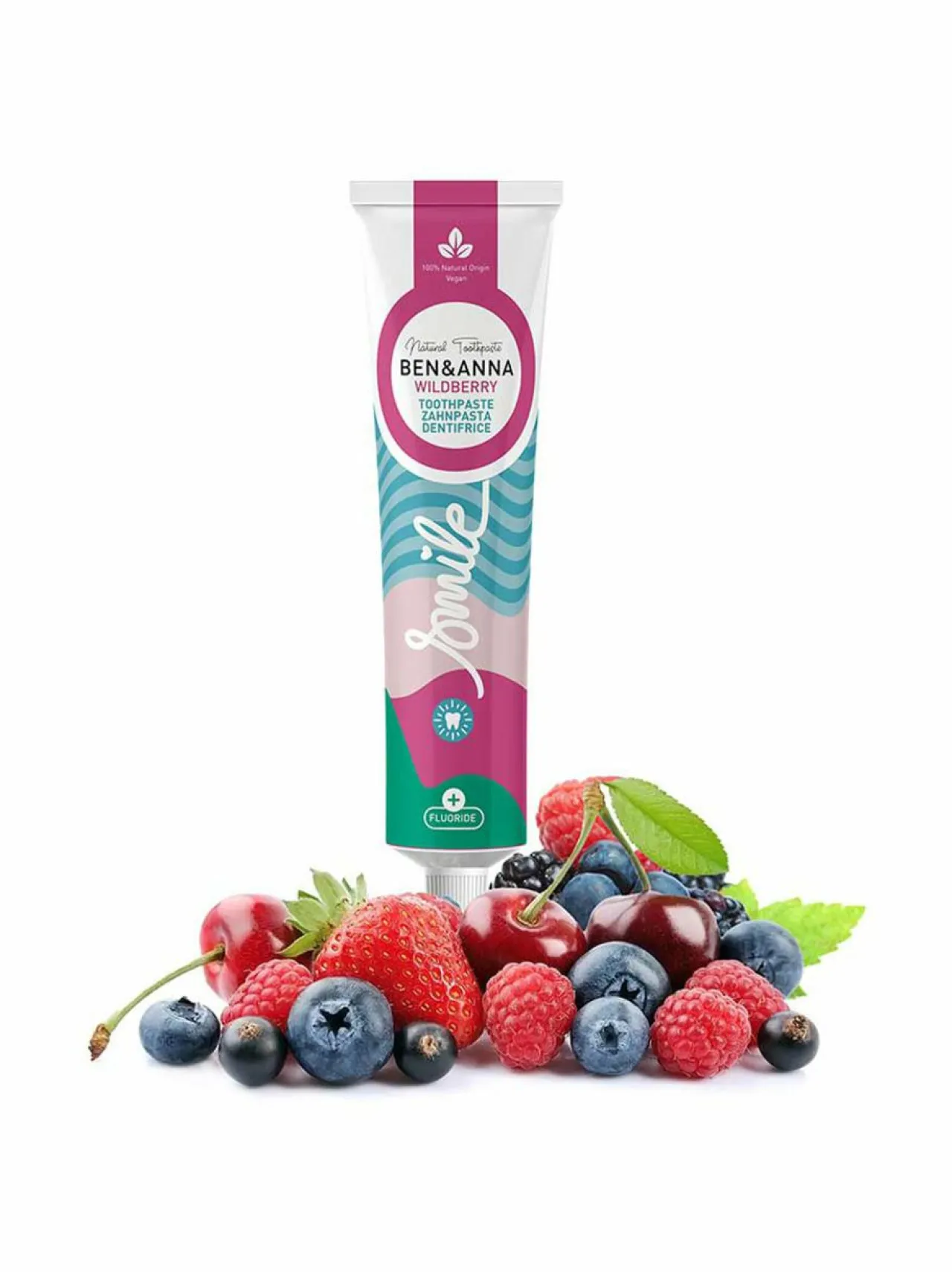 Hammastahnat|Suunhoito-Ben & Anna Toothpaste Wild Berry -hammastahna