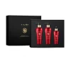 Lahjapakkaukset-T-LAB Professional Total Protect Ritual Set- lahjapakkaus värjätyille hiuksille, 3 tuotetta