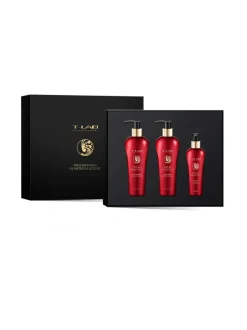 Lahjapakkaukset-T-LAB Professional Total Protect Ritual Set- lahjapakkaus värjätyille hiuksille, 3 tuotetta