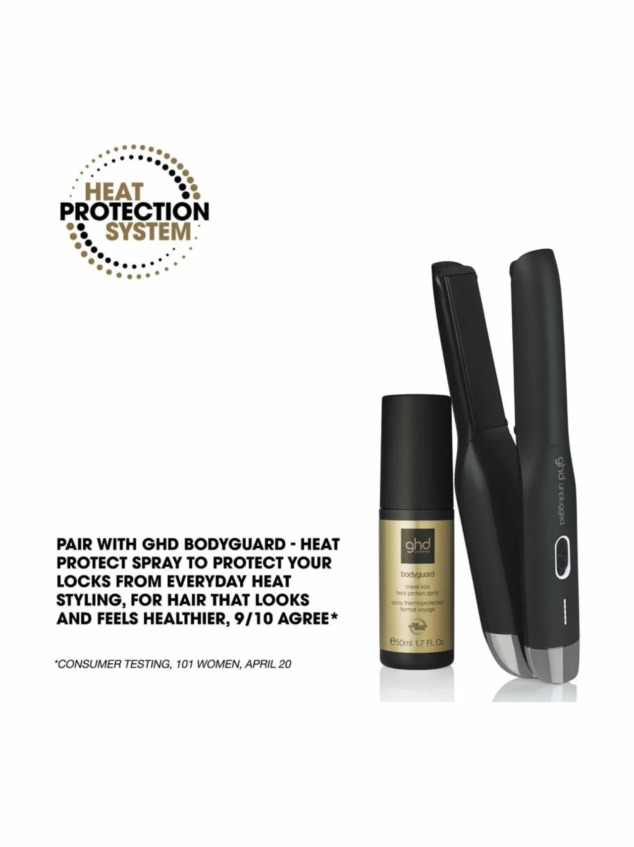 Hiustenhoitolaitteet-GHD Unplugged-suoristusrauta WHITE