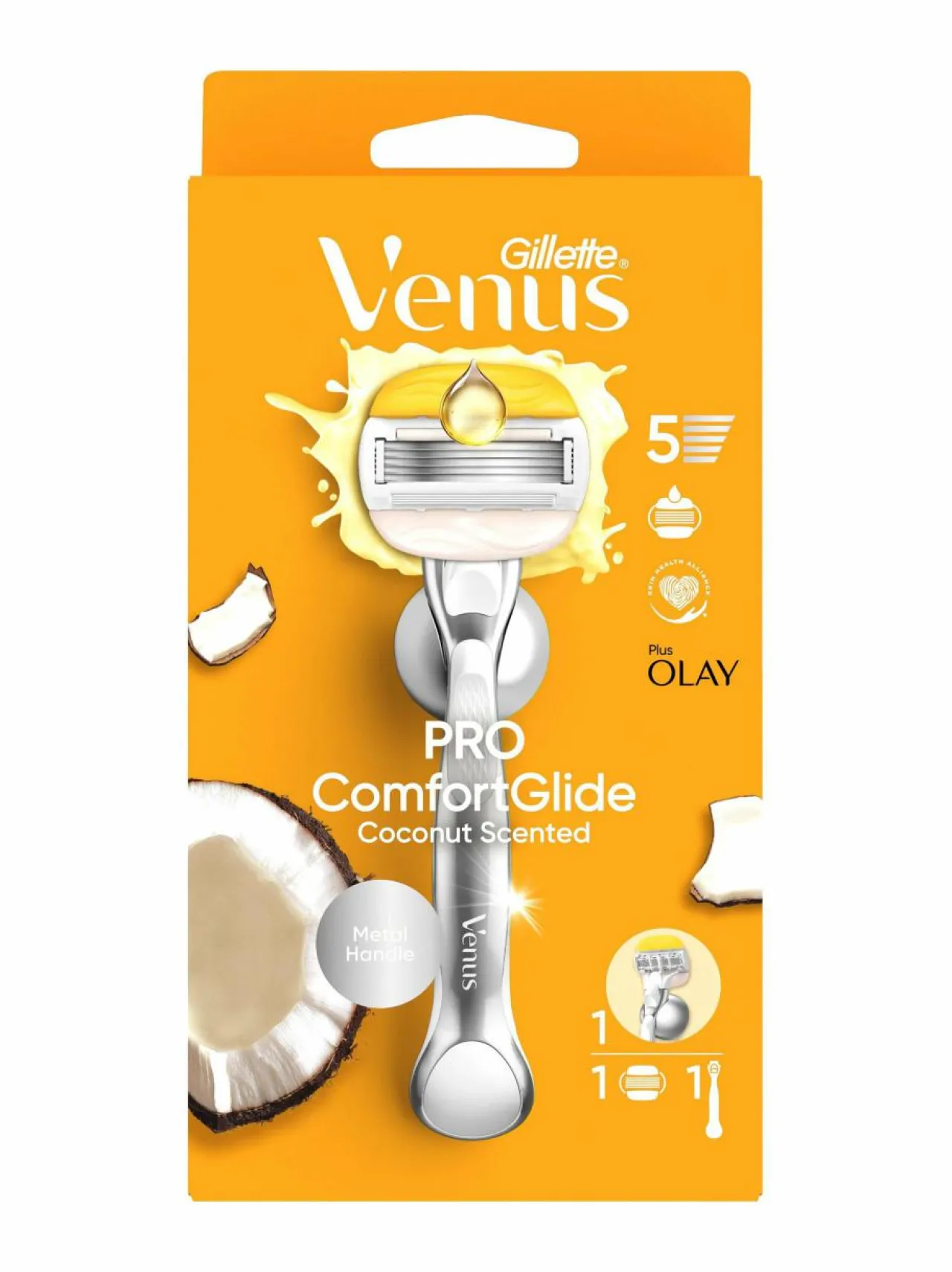 Vartalonhoito-Gillette Venus Comfortglide Coconut with Olay razor -höylä