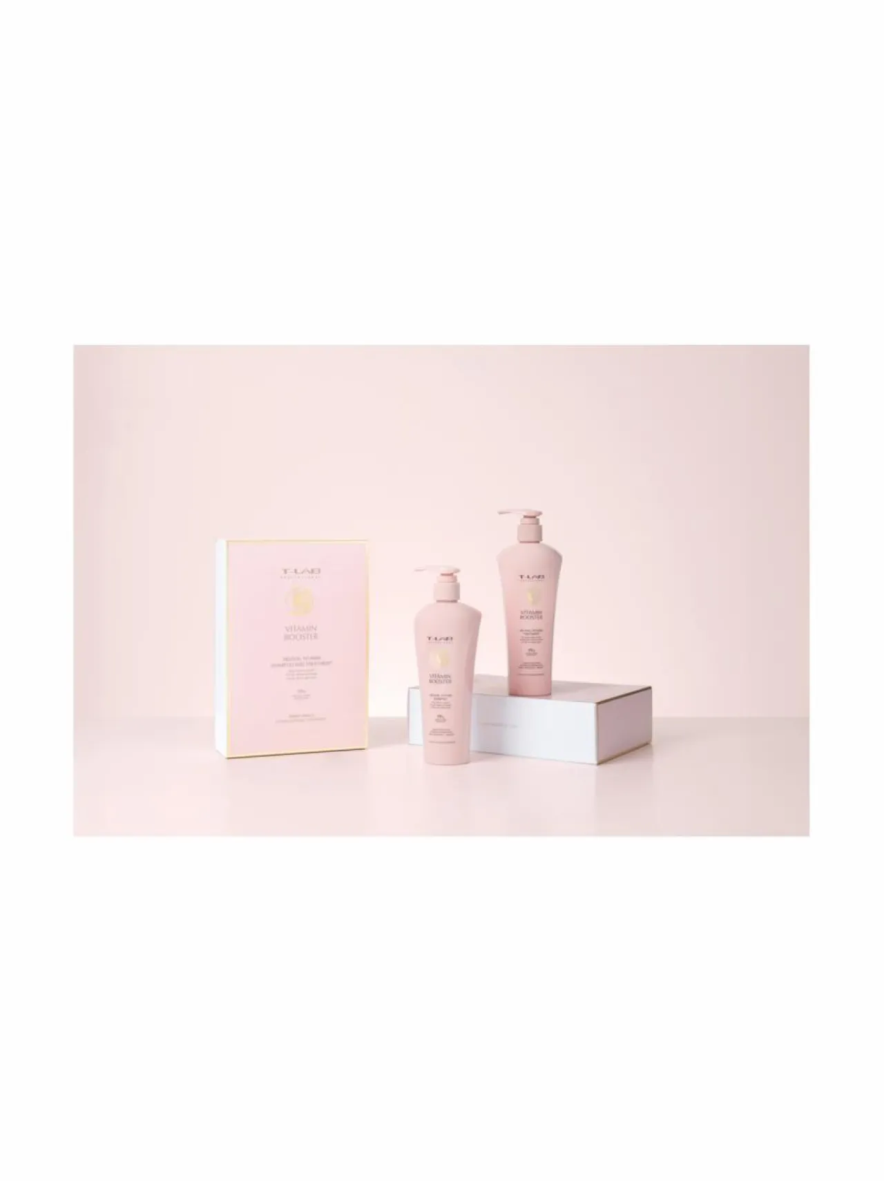 Hiustenhoitopakkaukset-T-LAB Professional Vitamin Booster Duo Set -hiustenhoitopakkaus, 2 tuotetta