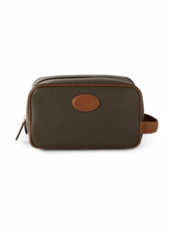 Toiletti- & Meikkilaukut-Mulberry Wash Case Scotchgrain -toilettilaukku Q330 MOLE-COGNAC