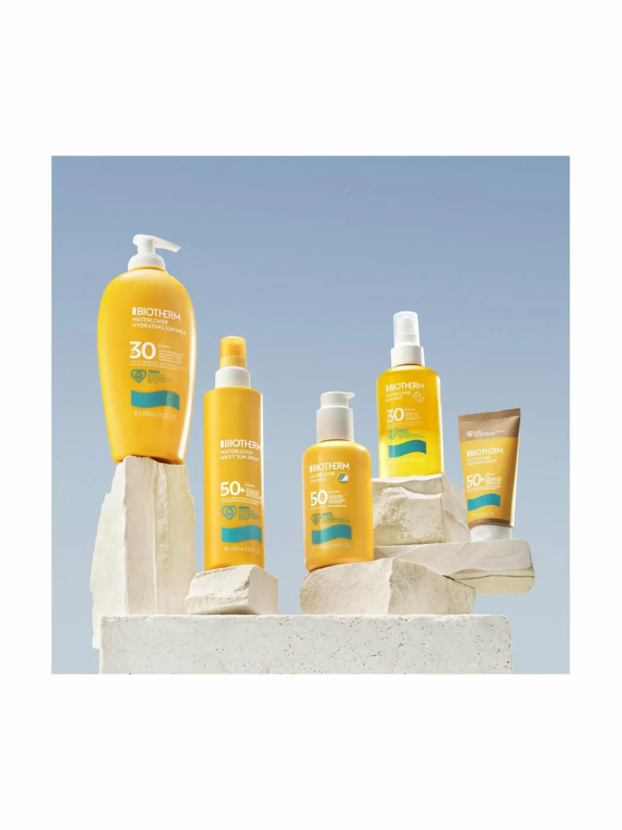 Aurinkotuotteet-Biotherm Waterlover Sun Milk SPF 30 -aurinkosuojavoide 200 ml
