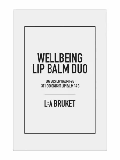 Lahjapakkaukset|Ihonhoitopakkaukset-L:A Bruket Wellbeing Lip Balm Duo -huulivoidepakkaus, 2x14g