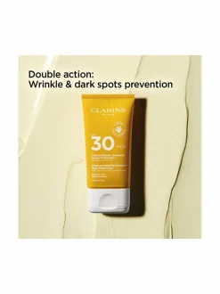 Aurinkotuotteet-Clarins Youth-protecting Sunscreen SPF 30 for face -aurinkosuojavoide