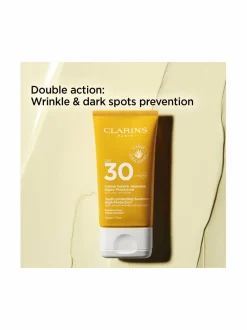 Aurinkotuotteet-Clarins Youth-protecting Sunscreen SPF 30 for face -aurinkosuojavoide